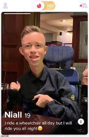 But we believe in you. Disabled Teenager Reveals His Tinder Bio Was Removed For Sexual Content Express Digest