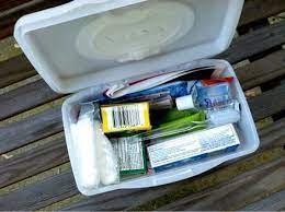 Do It Yourself Sample Size First Aid Kits Diy First Aid Kit Mini First Aid Kit Wipes Container
