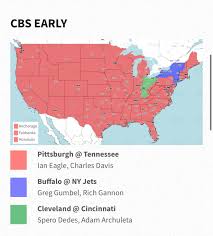 Watch cbsn the live news stream from cbs news and get the latest, breaking news headlines of the day for national news and world news today. A Disappointing Week 7 Nfl National Tv Coverage Map Cbs Browns