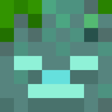 Drowned Face Minecraft Faces Minecraft Face Painting Minecraft Minecraft Blocks