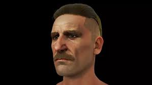 3D model Artur Shelby Head Portrait 3d Model VR