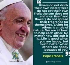 Appreciation for Pope Francis Quote and Introduction to Kindness Group