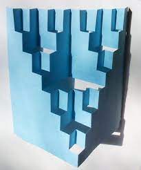 How to make a popup paper card fractal style. Fractal Cutout Card Fractal Foundation