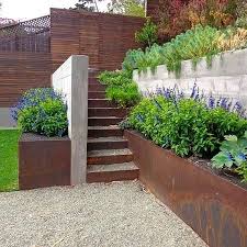 Crafted from a thick gauge, fully seam welded. 21 Inspiring Ideas Using Corten Steel In Your Garden And Landscape Container Water Gardens