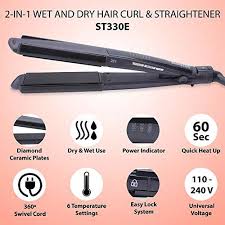 People often think the bigger the curling iron, the beachier the waves. Buy Babyliss St330e 2 In 1 Wet And Dry Hair Curl And Straightener Black Online Shop On Carrefour Uae