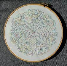 Eine gesamte anleitung zum ausdrucken gibt es hier nicht. Stickmuster Und Anleitung Mandala Sternblume