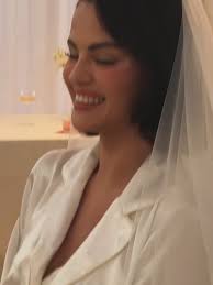 Selena Gomez shared a sweet behind-the-scenes moment from her wedding day,  getting ready alongside her bestie #TaylorSwift! 🥂✨ 📷: #SelenaGomez