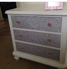 Glitter Nightstand Glitter Room Diy Dresser Makeover Diy Dresser