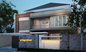 Yaps, model rumah minimalis 2 lantai yang terkesan simple ini akan memberikan kesan luas dan elegan pada rumah anda. Desain Rumah Minimalis 2 Lantai Dengan Batu Alam Sinergi Stone