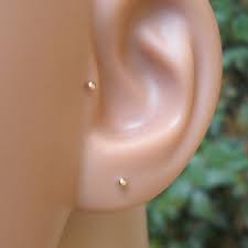Rose gold 16g flower tragus stud earring $12.99 $7.79. Tragus Earring Catilage Earring Nose Ring14k Solid Yellow Gold 1 5mm Ball Handcrafted Tragus Earrings Nose Ring Stud Tragus