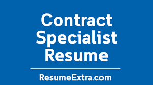 contract specialist resume sample