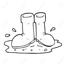 freehand dessinee bande bottes noires et blanches wellington en flaque d eau clip art libres de droits vecteurs illustration image 53214309 coloriage gargouilles disney