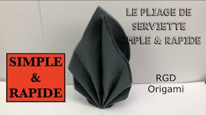 3 jolis modèles de pliage serviette en papier. Pliage En Serviette Simple Et Rapide Tutoriel Facile Youtube