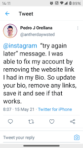 Maybe you would like to learn more about one of these? Instagram Try Again Later We Limit Error Troubles Users Here S How To Fix