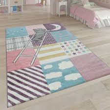 Preise vergleichen und bequem online bestellen! Kinderzimmer Teppich Baren Design Rosa Teppichcenter24