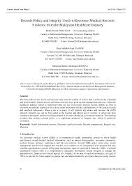 Total and new cases, deaths per day, mortality and recovery rates, current active cases, recoveries, trends and timeline. Pdf Records Policy And Integrity Used In Electronic Medical Records Evidence From The Malaysian Healthcare Industry Mim Salleh Academia Edu