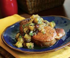 Pan Seared Pork Chops With Apple Ginger Chutney Recipe Finecooking Recipe Pan Seared Pork Chops Apple Pork Chops Pork