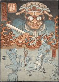 Untitled Shunga Ghost Print Utagawa Kuniyoshi Japanese Vintage Art Traditional Japanese Art Japanese Woodblock Printing