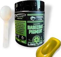 LiME LiNE Polvo de pigmento para hacer capa base, grado automotriz, capa  base, perla amarilla metálica : Amazon.com.mx: Herramientas y Mejoras del  ...