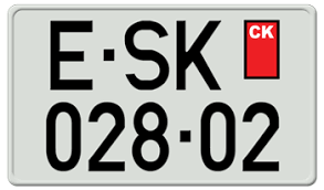 Division of motor vehicles and also pass a safety inspection, and if necessary, an emissions inspection. Macedonia Square License Plate Embossed With Your Custom Number Eurmac1 90 00 Custom Front License Plates Personalized Vanity Auto Plate Licenseplates Tv