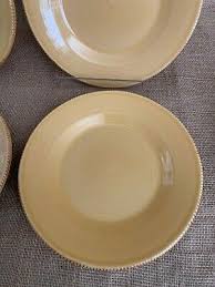 #5 pottery barn cardiff tufted armchair. Pottery Barn Gabriella Gold 9 1 2 Salad Plate Portugal Set 4 2 Avail 40 00 Picclick