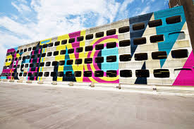 Brutalist Supergraphic By Ece Architecture Creative Forager Brutalist Painting Concrete Street Artists