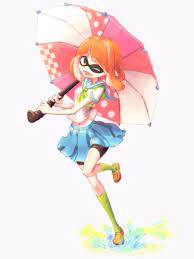 女子高生インクリング イラスト スプラトゥーン イラスト インク