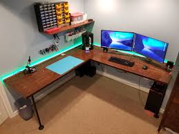10yr · camefromthetrees · r/buildapc. I Built A Computer And Then A Desk To Put It On Buildapc Custom Pc Desk Home Office Setup Simple Computer Desk