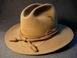 Model 1902 Campaign Hat With Star Vent And Gold Cord With Acorns Hats For Men Cowboy Hats Cool Hats