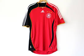 Black And Red Adidas T Shirt Vintage Football Germany Shirt Red Black Adidas Jersey In 2020 Germany Shirt Soccer Shirts Black Adidas