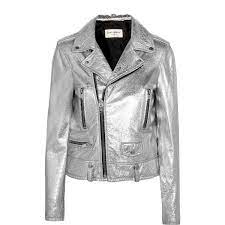 Saint Laurent Saint Laurent Perfecto Metallic Textured Leather Biker 3 985 Liked On Polyvore Featuring Biker Jacket Leather Jacket Black Skinny Jeans