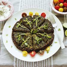 Add a little water if the mixture looks too thick. Turmeric Saffron Kookoo Khorfeh Purslane Kookoo
