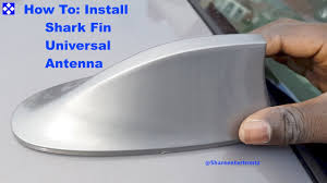 On certain sonata (lf) vehicles the shark fin antenna mounting bosses may be weakened and this bulletin provides the procedure to inspect and if necessary replace the shark fin antenna to. How To Install Shark Fin Universal Antenna Youtube