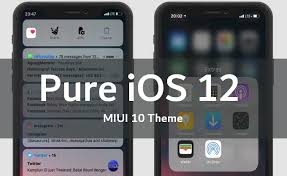 4 tema iphone xs miui 10. Pure Ios 12 Feel The Iphone Xs Max Experience Miui Blog