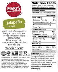 Amazon Com Mary S Gone Crackers Organic Hot N Spicy Jalapeno 5 5 Ounce