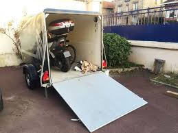Remorque Fourgon Porte Moto Fourgon Remorque Remorque Fermee