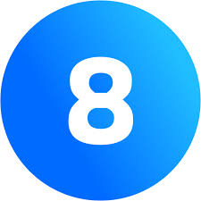 Number 8 - Free education icons