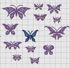 This filet crochet chart pattern has a terrific geometric design that is very inspiring! Shawkl Butterflies Butterfly Cross Stitch Pattern Butterfly Cross Stitch Cross Stitch Embroidery