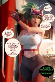 Kiriko wants her donut (Overwatch) Sakimi Chan - Comics Army