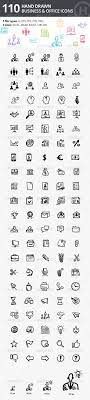110 Hand Drawn Business And Office Icons How To Draw Hands Sketch Notes Visual Note Taking
