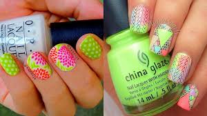 Pedicure y diseños para uñas pies de moda | tendencias 2019. Diseno De Unas Para Primavera Y Verano Estampado De Unas Born Pretty Bp L006 Bps By Coloroutbreak