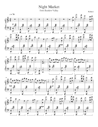 If you like the vibes, maybe leave a like, or consider subscribing! Night Market Sheet Music For Piano Solo Download And Print In Pdf Or Midi Free Sheet Music Musescore Com