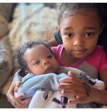 Awww 🥹 cuteness, overload, baby KJ and Hunter Love this photo priceless  🤎🥰🩷￼