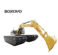 Amphibischer Bagger Schwimmender Bagger