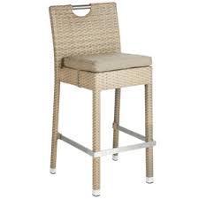 rattan wicker bar stool garden