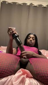 Black trans doll tsgigibaby pops with fresh fucktoy