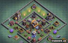 Base aula tukang level 5. Builder Hall 5 Coc Base Layouts Links Clash Of Clans Clasher Us