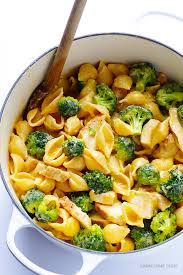 Add mozzarella, chicken, 2/3 cup parmesan, and rosemary; Broccoli Chicken Mac And Cheese Gimme Some Oven