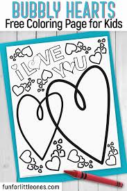 Today, we propose cute love coloring pages for you, this post is similar with puppy love coloring pages. Super Cute Bubbly Hearts Coloring Page For Kids Fun For Little Ones Heart Coloring Pages Valentines Day Coloring Page Coloring Pages