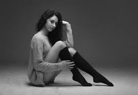 Maybe you would like to learn more about one of these? Stock Photo Woman Wearing Knit Sweater And High Knee Socks Free Download